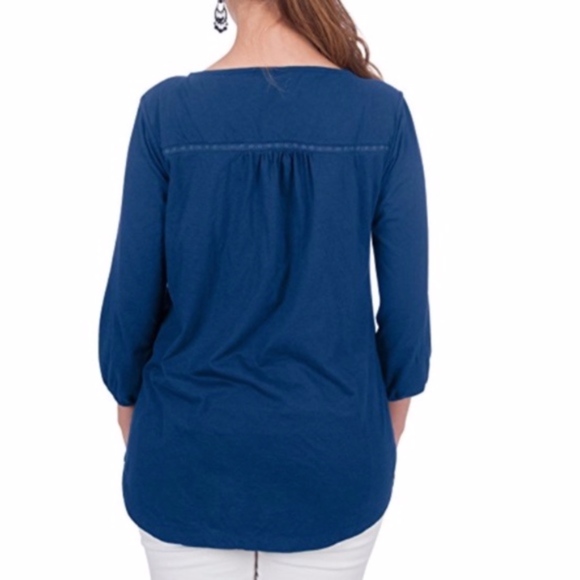 HUGE MOVING SALE!! NEW! 3/4 Sleeve Maternity Nursing Breastfeeding Top - Picture 3 of 6